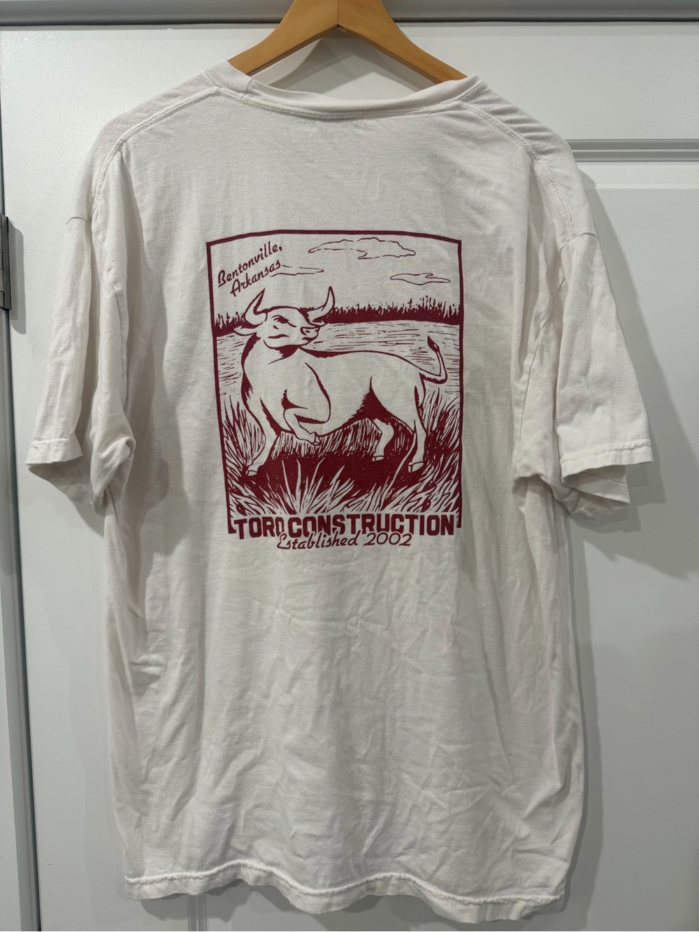Toro Construction White Graphic Tee - Short Sleeve